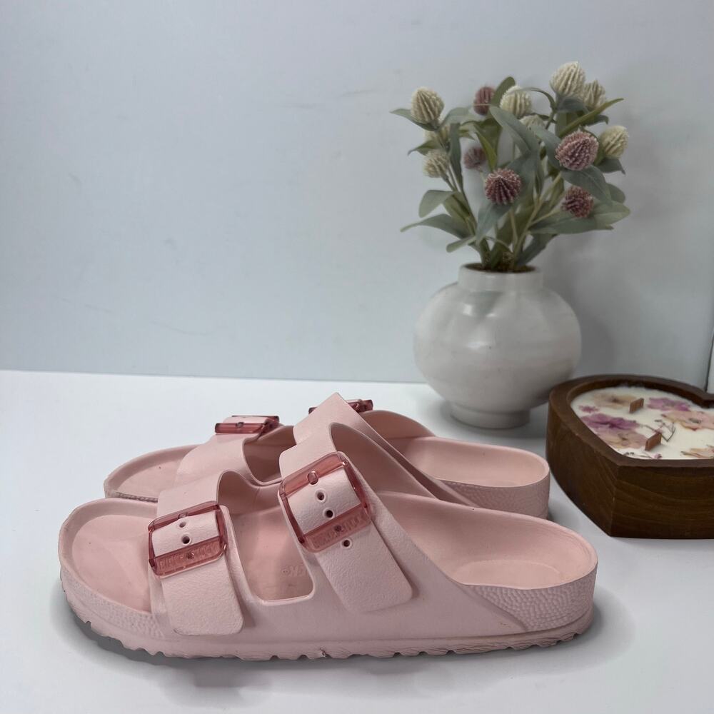 Birkenstock Arizona EVA Waterproof Stealth Buckle Light Rose Women 9/EU40 Narrow